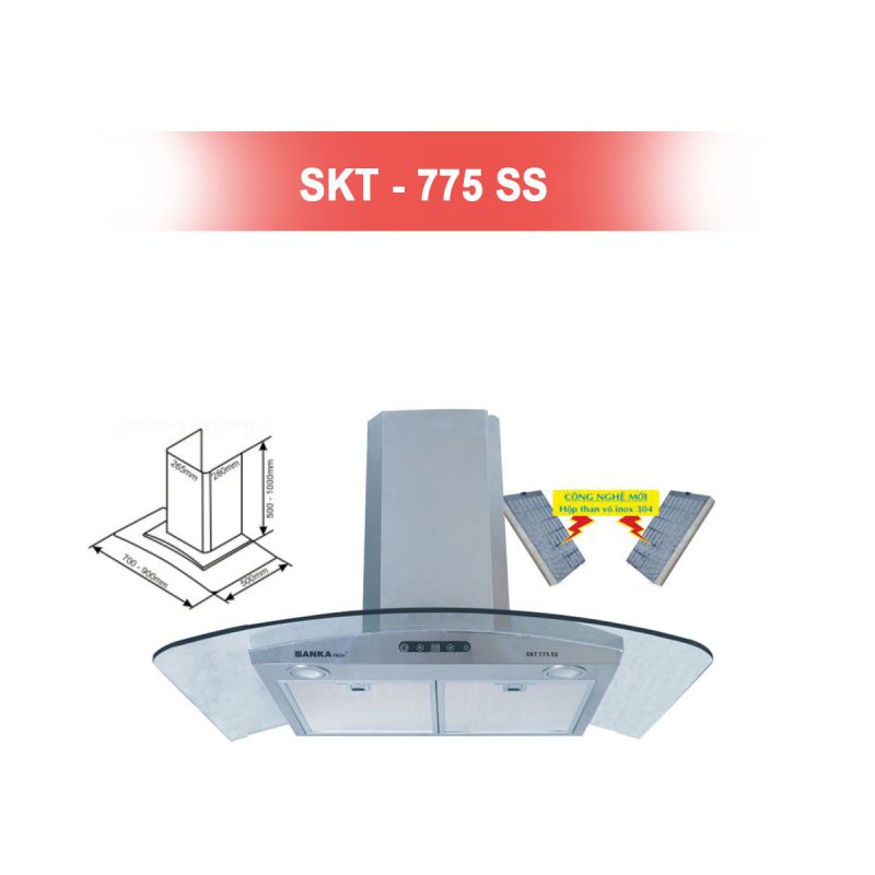 Máy hút mùi SKT - 775 SS